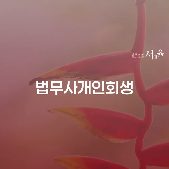 개인회생재산 대출 연체 개인회생 잘 하는 법률사무소
