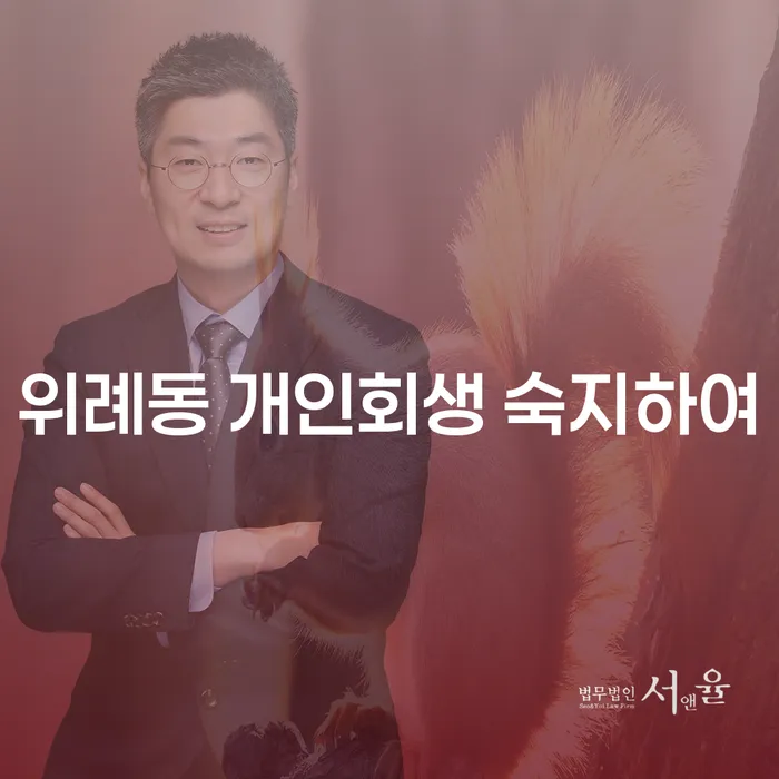 위례동 개인회생 숙지하여