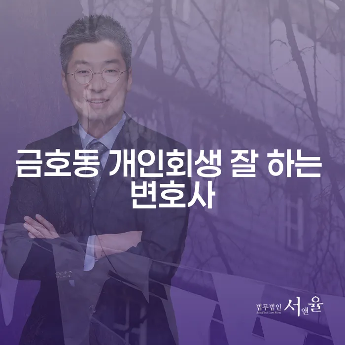 금호동 개인회생 잘 하는 변호사