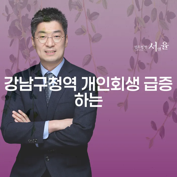 강남구청역 개인회생 급증하는