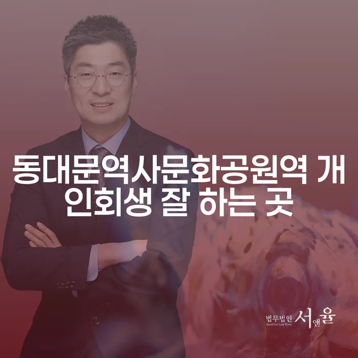동대문역사문화공원역 개인회생 잘 하는 곳