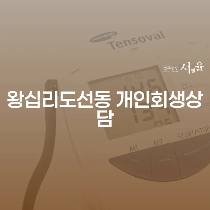 왕십리도선동에서 개인회생상담을 받아보세요 - 채무 해결의 첫걸음은?